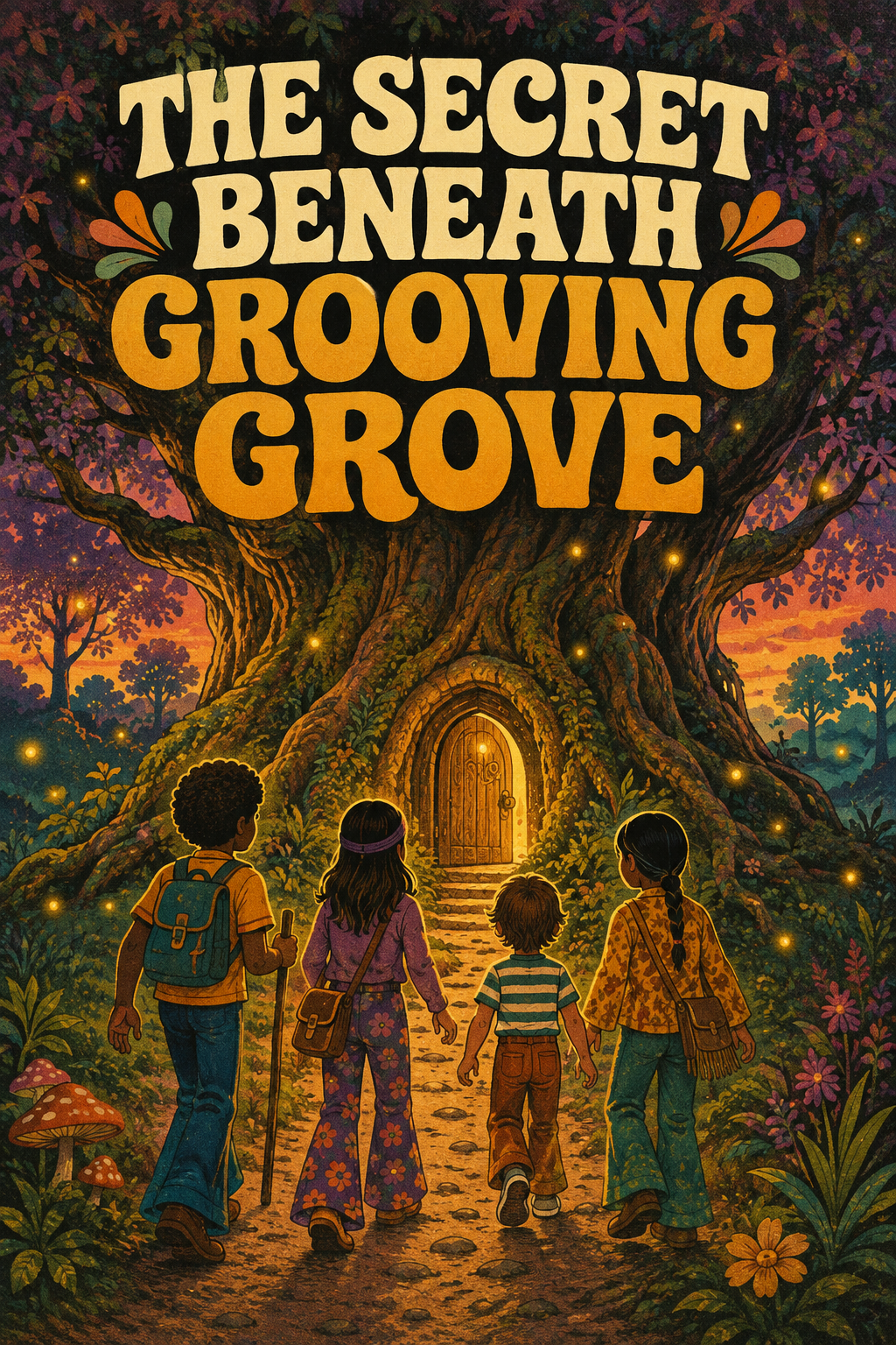 The Secret Beneath Grooving Grove book cover